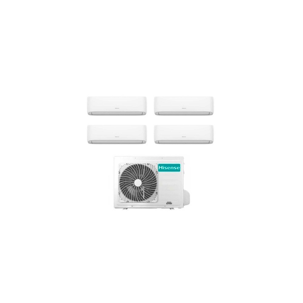 Hisense Climatizzatore Inverter Hi Comfort Wi-fi Quadri Split 9000+9000+9000+12000 Btu 4AMW105U4RAA R-32 A++